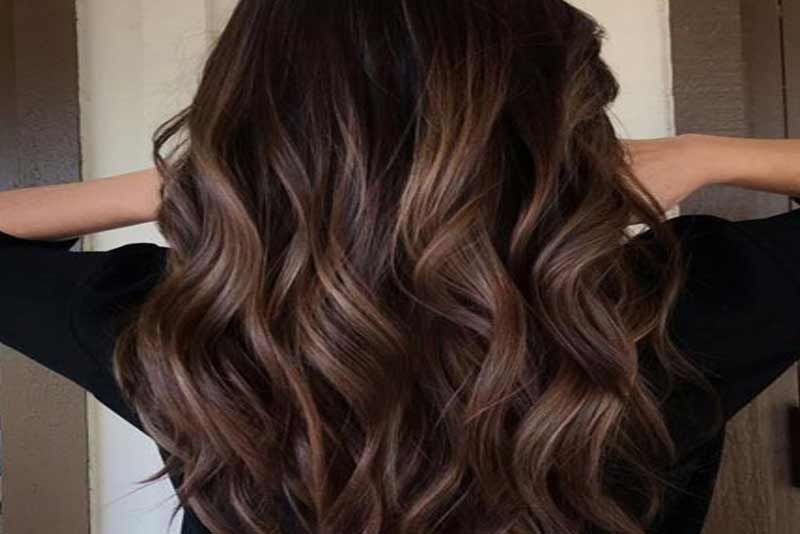 رنگ موی شکلاتی