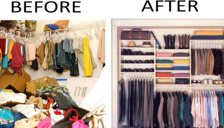 چگونه کمد لباس خود را مرتب کنیم