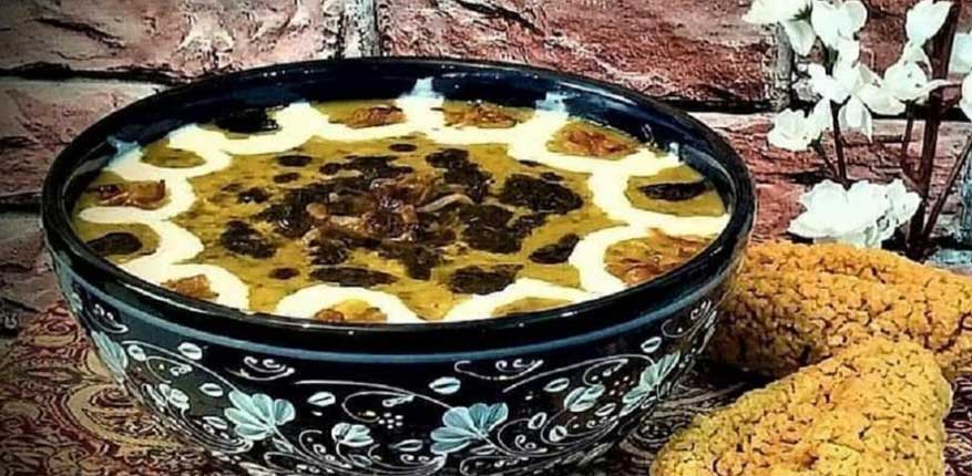 طرز تهیه آش ترخینه دوغ