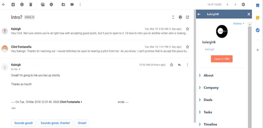 افزونه HubSpot Sales