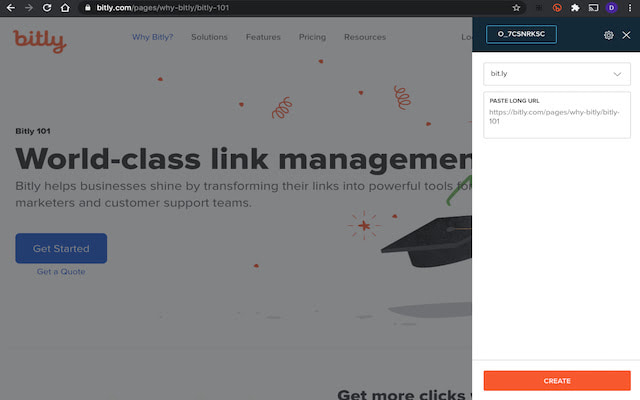 افزونه Bitly