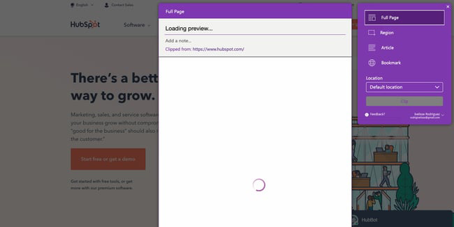 افزونه OneNote Web Clipper