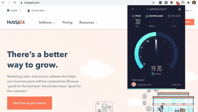 افزونه Speedtest by Ookla