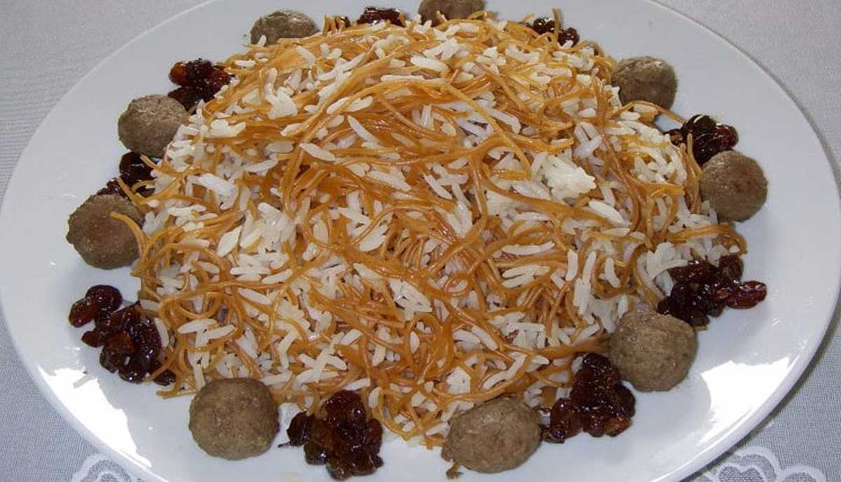 رشته پلو