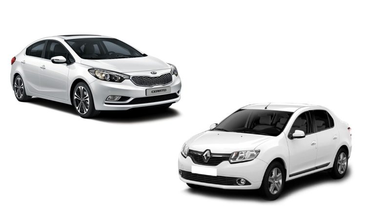 Comparison of Kia Cerato and Renault Symbol cars