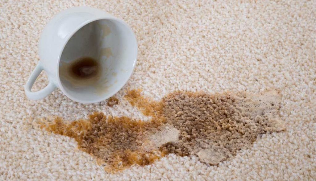 پاک کردن لکه قهوه