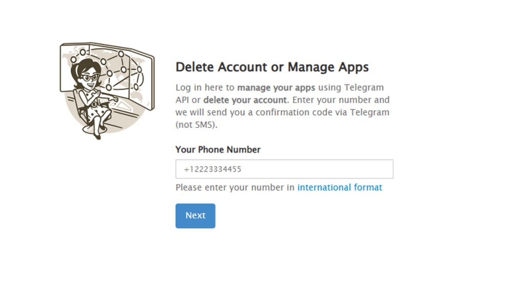 روش‌های دیلیت اکانت تلگرام